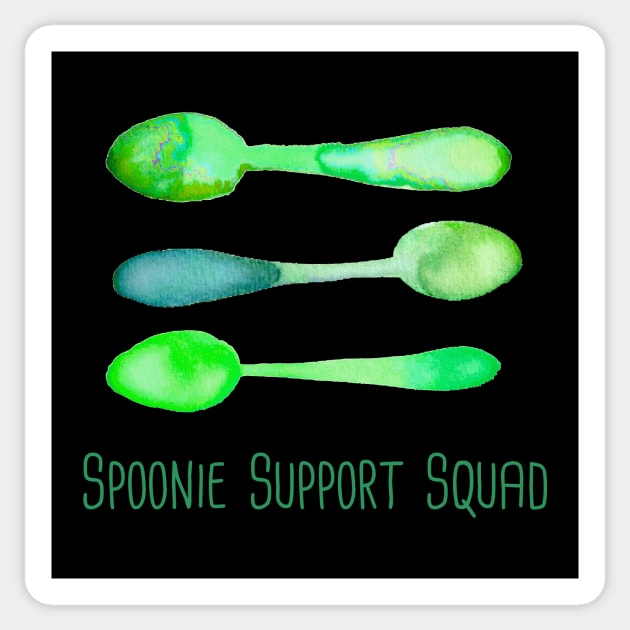 Spoonie Support Squad (Green)! Sticker by KelseyLovelle